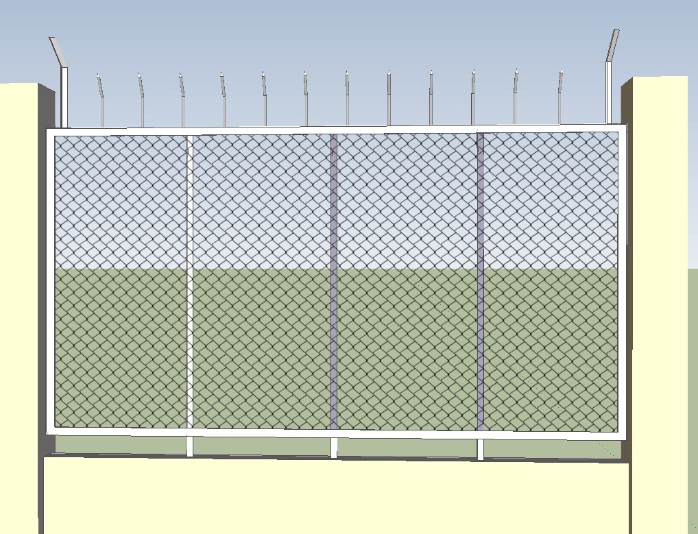Kiểu hàng rào lưới b40